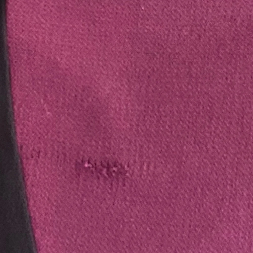 Tory Burch Colorblock Knit Top Shoulder Zipper in Black Red Burgundy Size 6